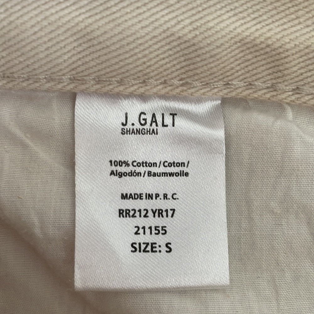 John Galt/Brandy Melville Winter White Flared Jeans - Picture 4 of 9
